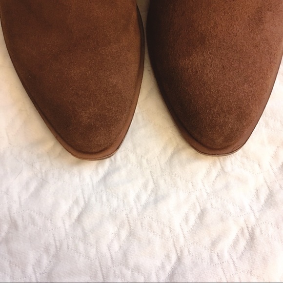 New Chinese Laundry Brown Western Mules Suede 9 - Picture 6 of 8